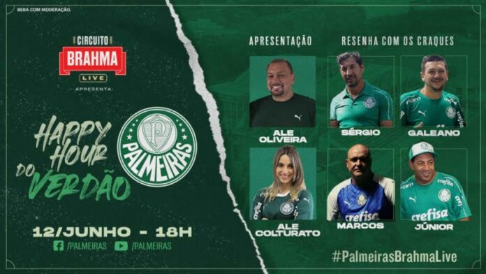 palmeiras promove Live com campeões da libertadores nesta sexta-feira (12)