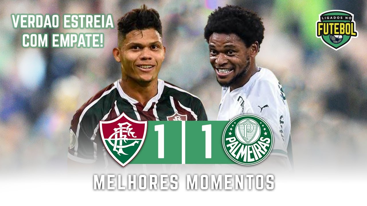 Assista aos lances e Melhores Momentos de Fluminense 1 x 1 Palmeiras