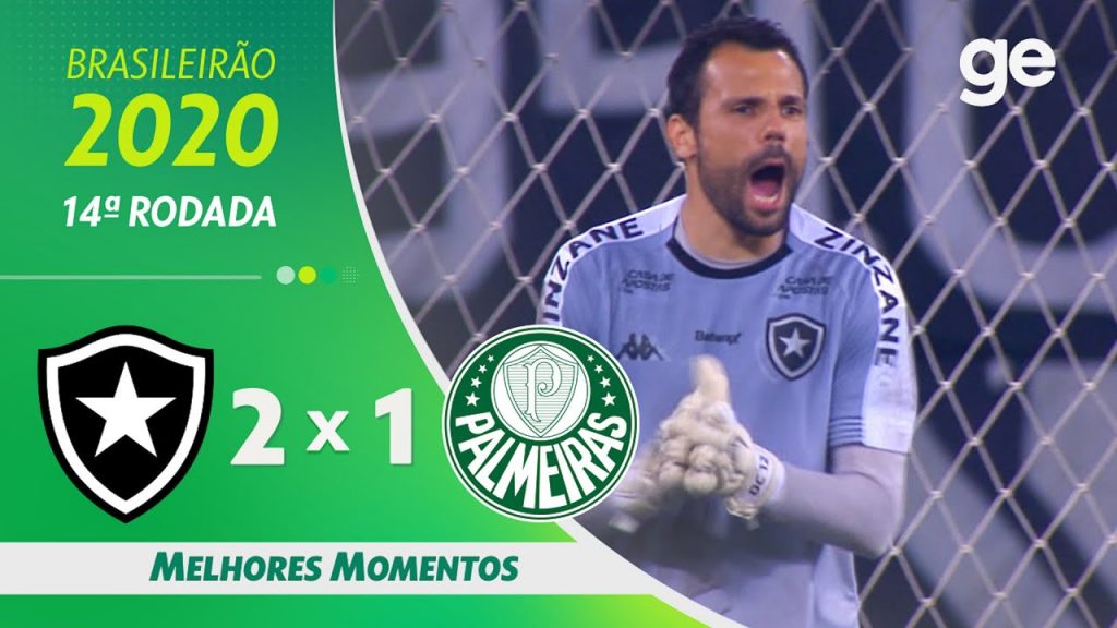 Assistir aos Gols e Melhores Momentos de Botafogo 2 x 1 Palmeiras